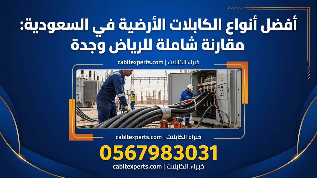 أفضل أنواع الكابلات الأرضية في السعودية: مقارنة شاملة للرياض وجدة