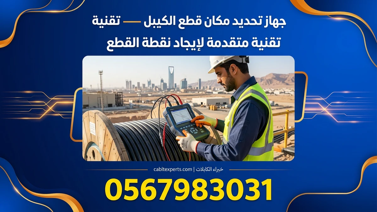 جهاز تحديد مكان قطع الكيبل — تقنية متقدمة لإيجاد نقطة القطع