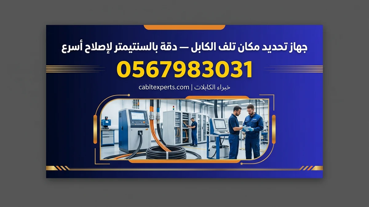 جهاز تحديد مكان تلف الكابل — دقة بالسنتيمتر لإصلاح أسرع