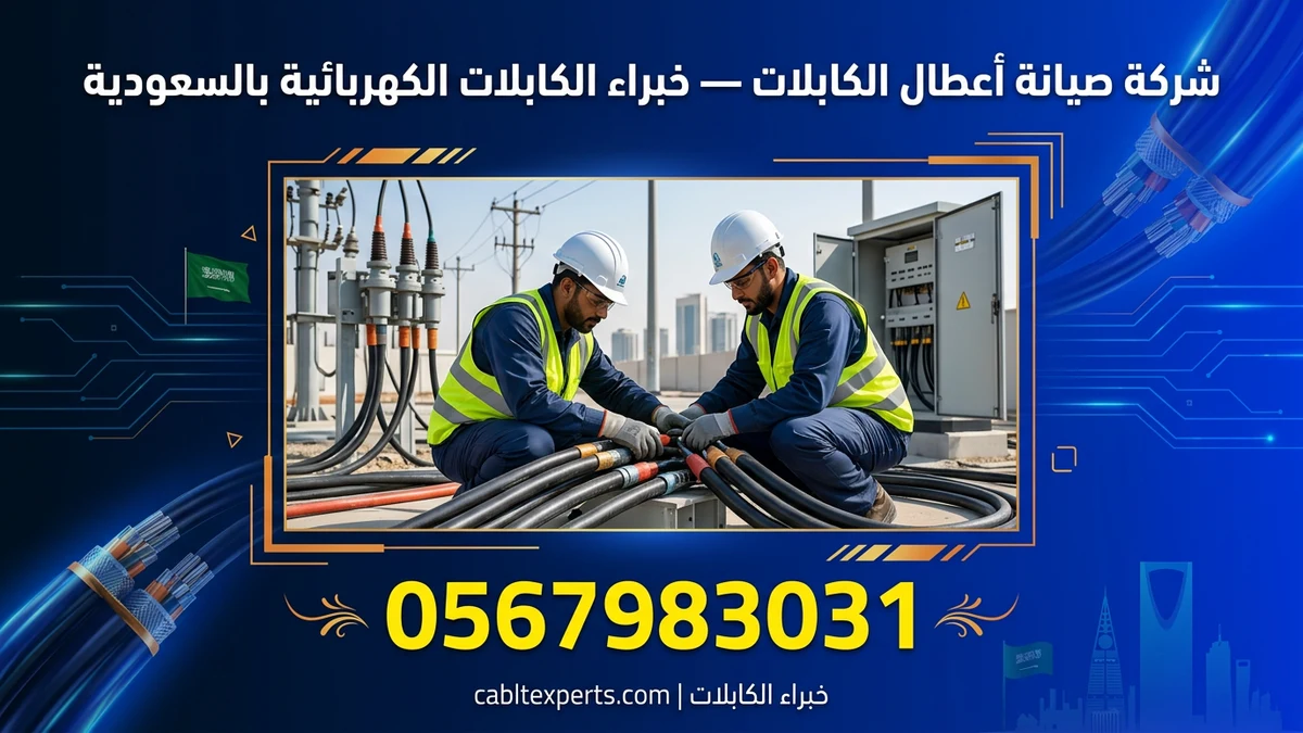شركة صيانة أعطال الكابلات — خبراء الكابلات الكهربائية بالسعودية