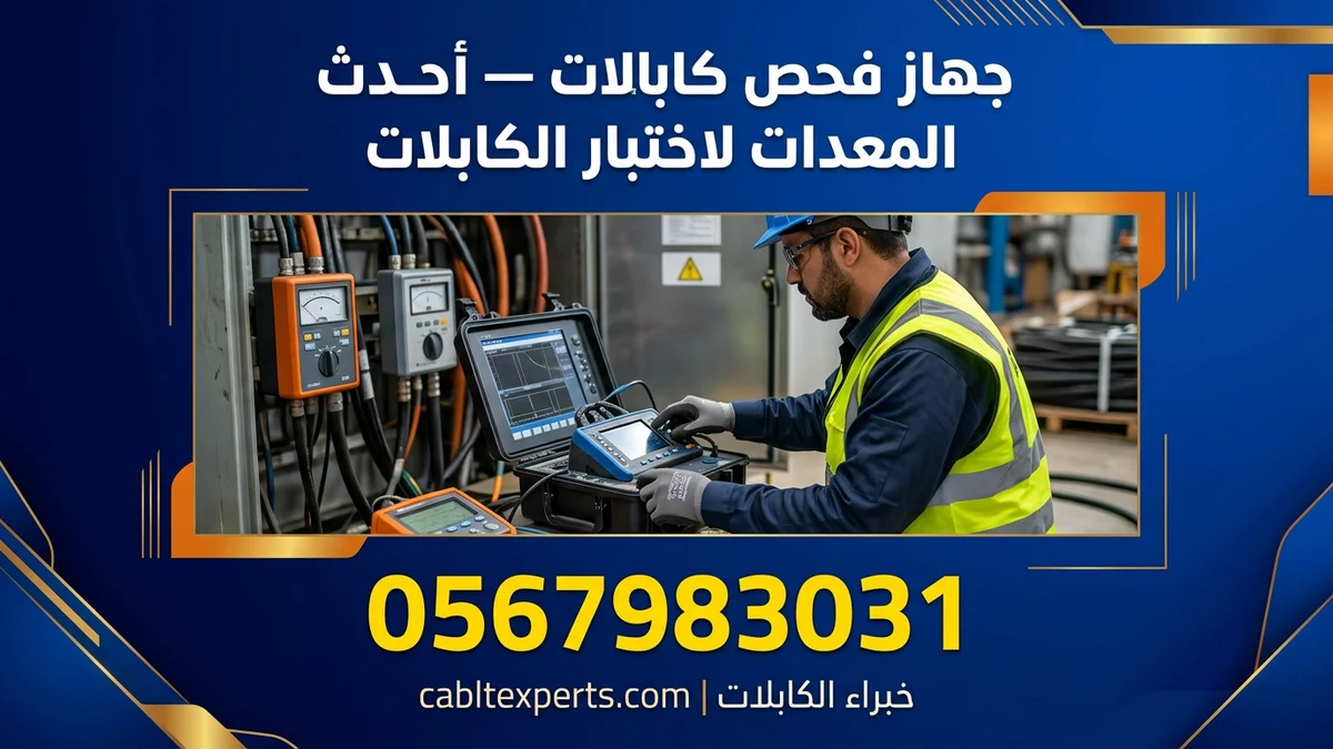 جهاز فحص كابلات الكهرباء — أحدث المعدات لاختبار الكابلات