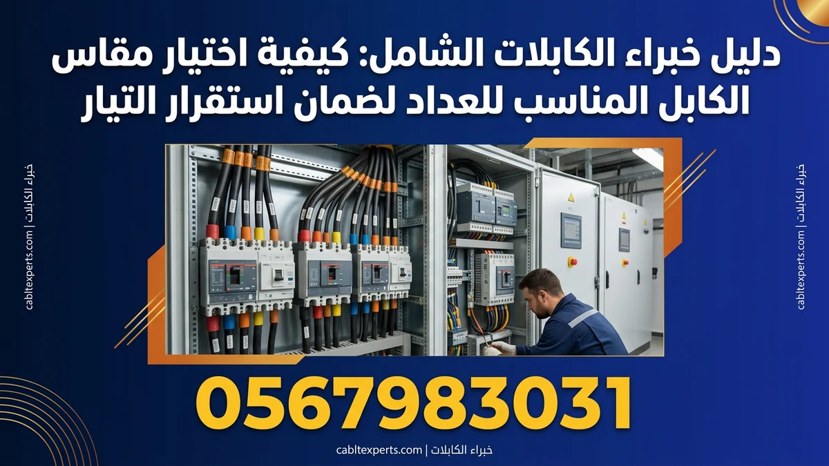 دليل خبراء الكابلات الشامل: كيفية اختيار مقاس الكابل المناسب للعداد لضمان استقرار التيار