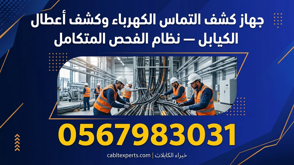 جهاز كشف التماس الكهرباء وكشف أعطال الكيابل — نظام الفحص المتكامل