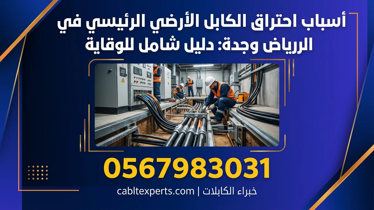 أسباب احتراق الكابل الأرضي الرئيسي في الرياض وجدة: دليل شامل للوقاية