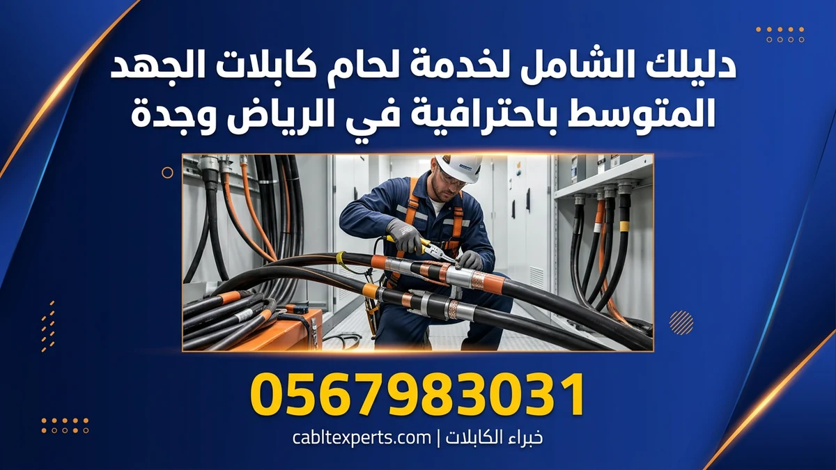 دليلك الشامل لخدمة لحام كابلات الجهد المتوسط باحترافية في الرياض وجدة