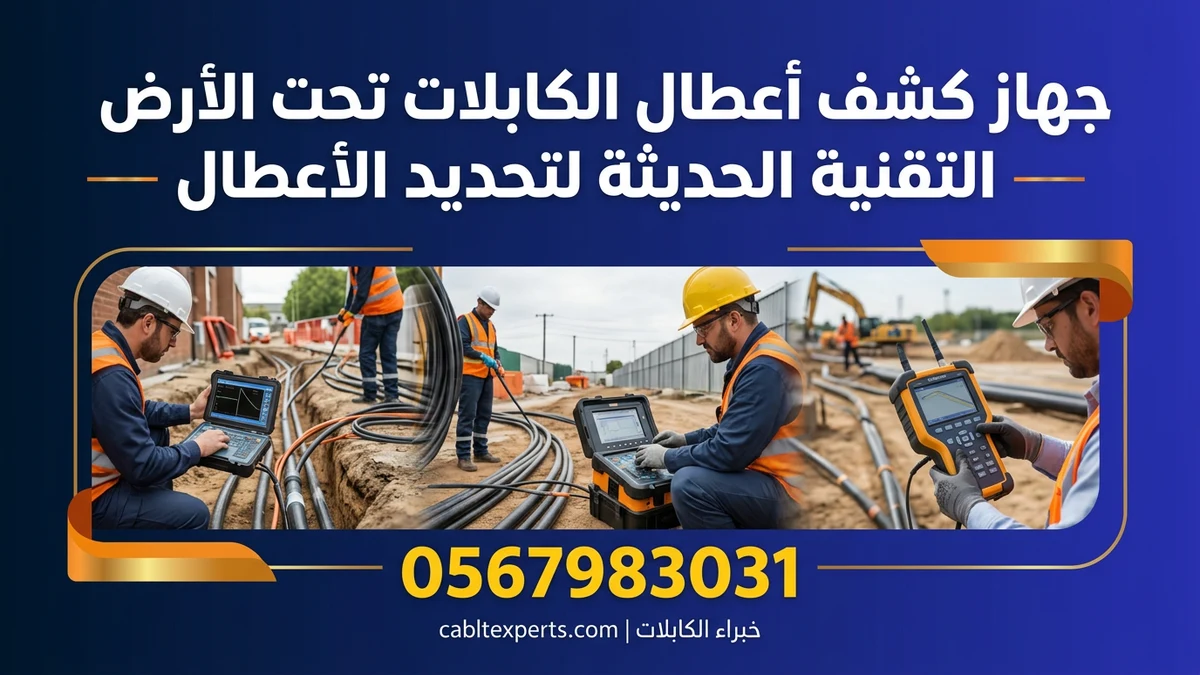 جهاز كشف أعطال الكابلات تحت الأرض — التقنية الحديثة لتحديد الأعطال
