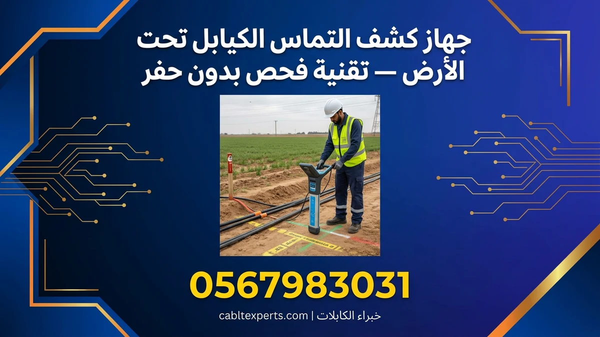 جهاز كشف التماس الكيابل تحت الأرض — تقنية فحص بدون حفر